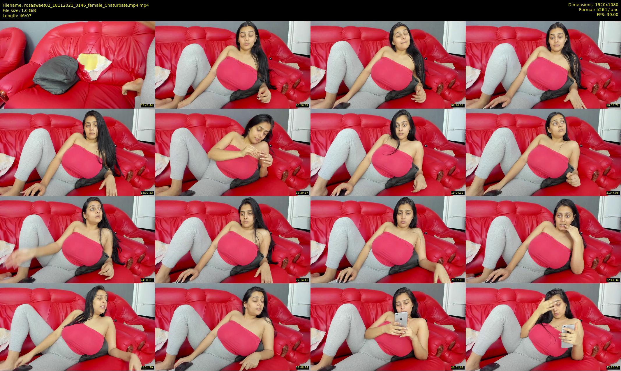 rosasweet02 — 47 minute Chaturbate female cam show recording, 1080p, Nov 18, 2021