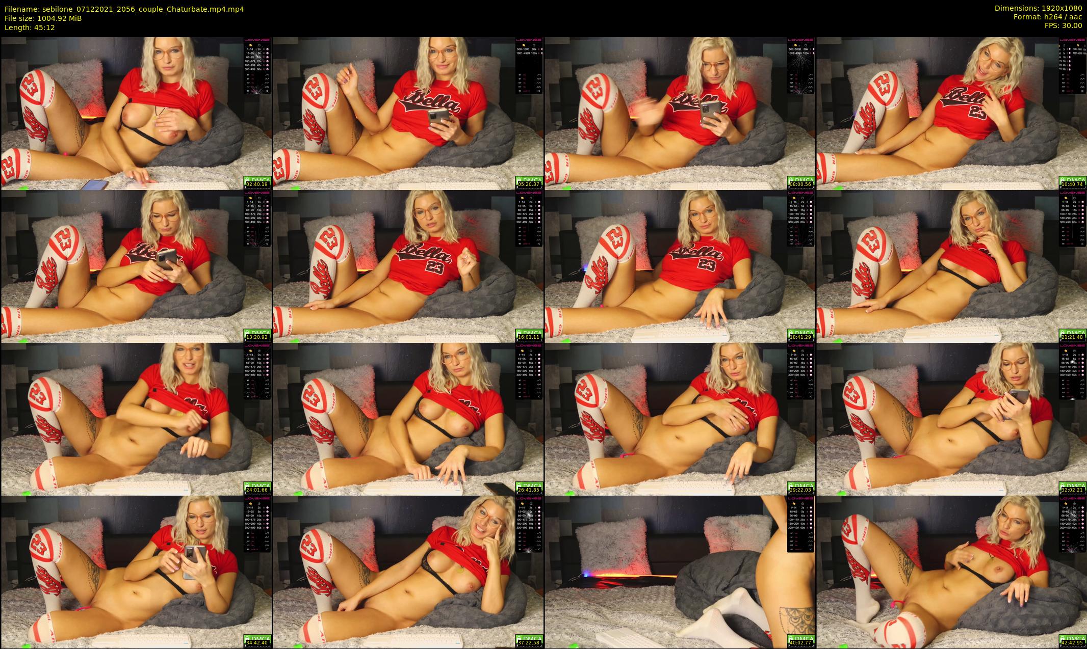sebilone — 46 minute Chaturbate couple cam show recording, 1080p, Dec 7, 2021