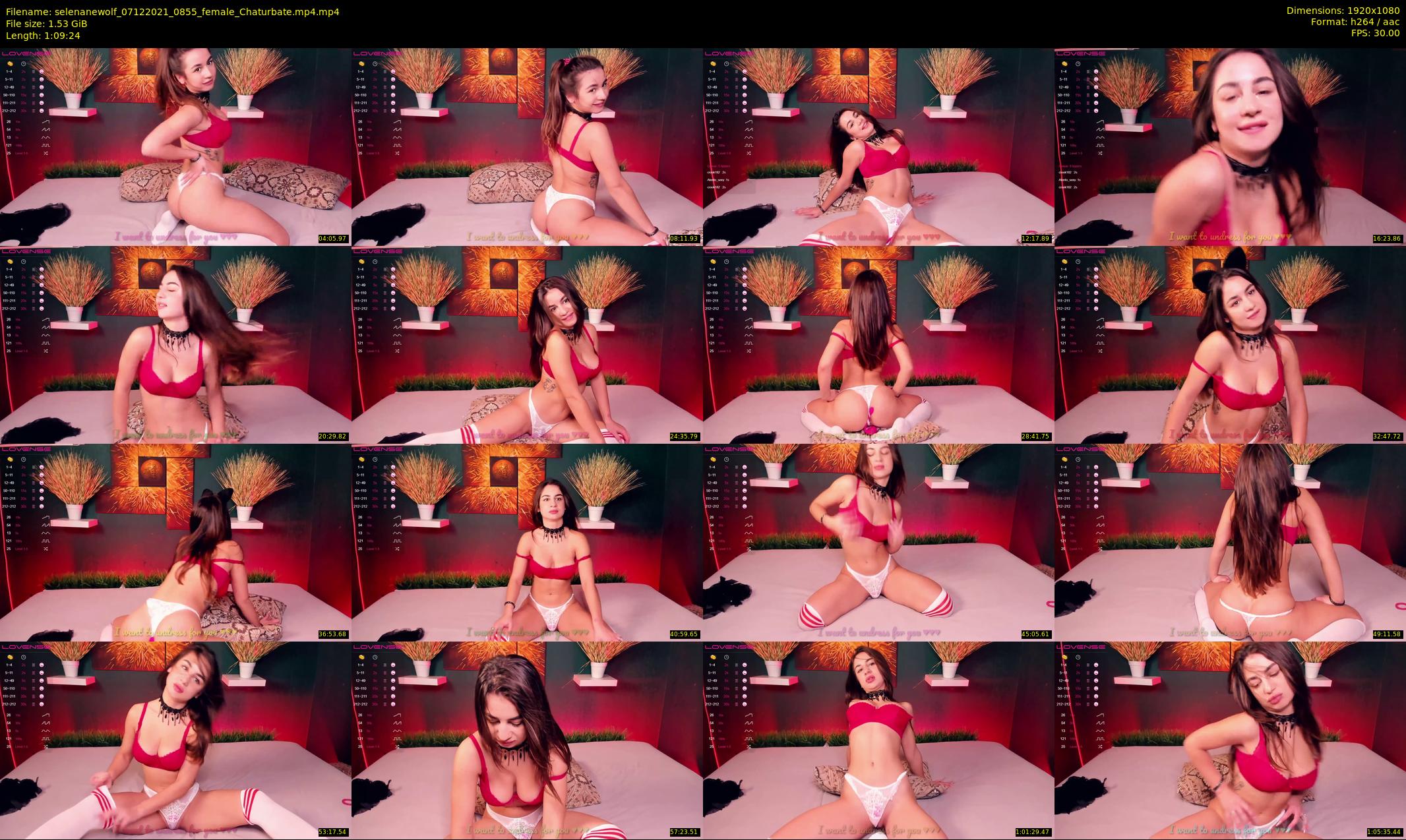 selenanewolf — 70 minute Chaturbate couple cam show recording, 1080p, Dec 7, 2021