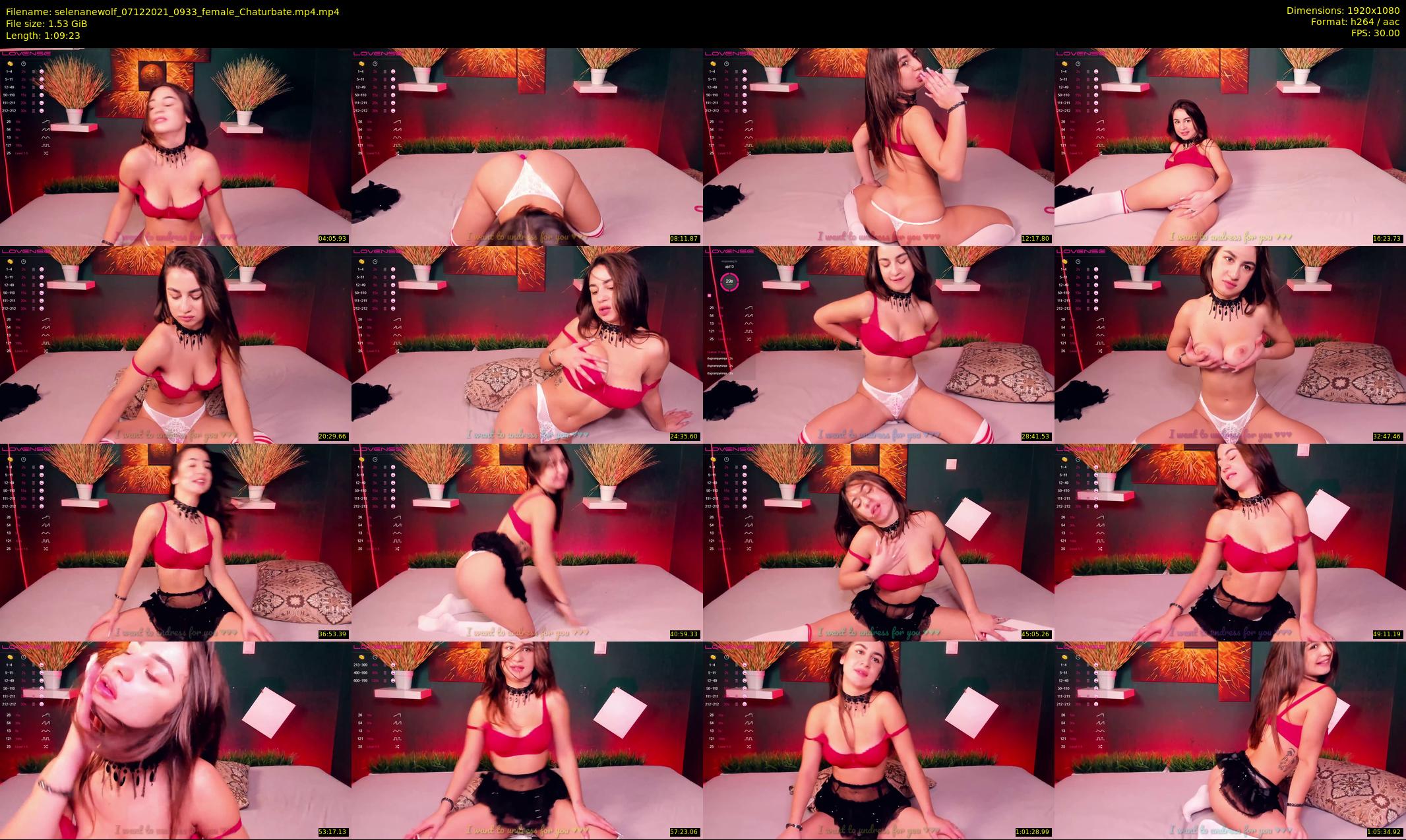 selenanewolf — 70 minute Chaturbate couple cam show recording, 1080p, Dec 7, 2021