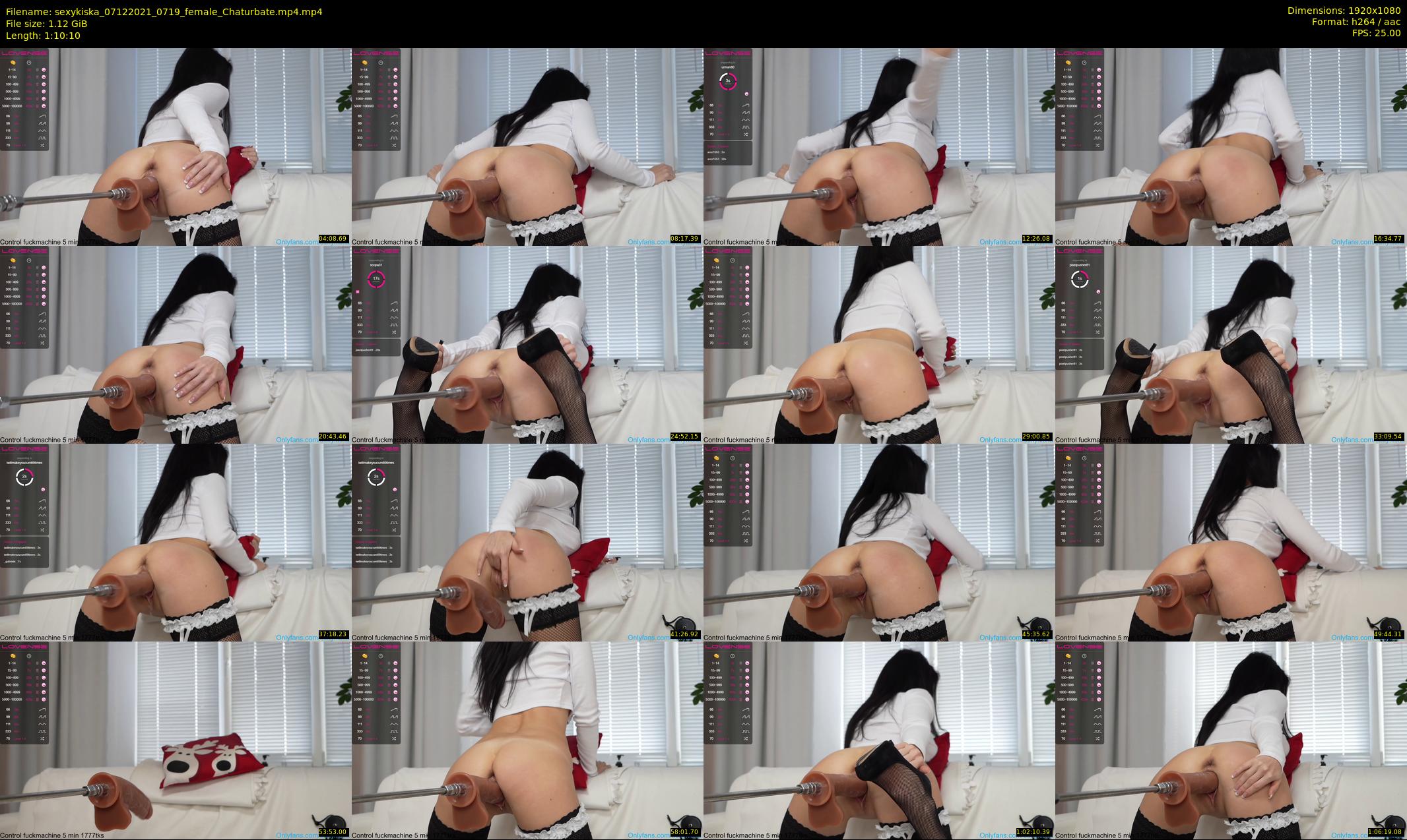 sexykiska — 71 minute Chaturbate female cam show recording, 1080p, Dec 7, 2021