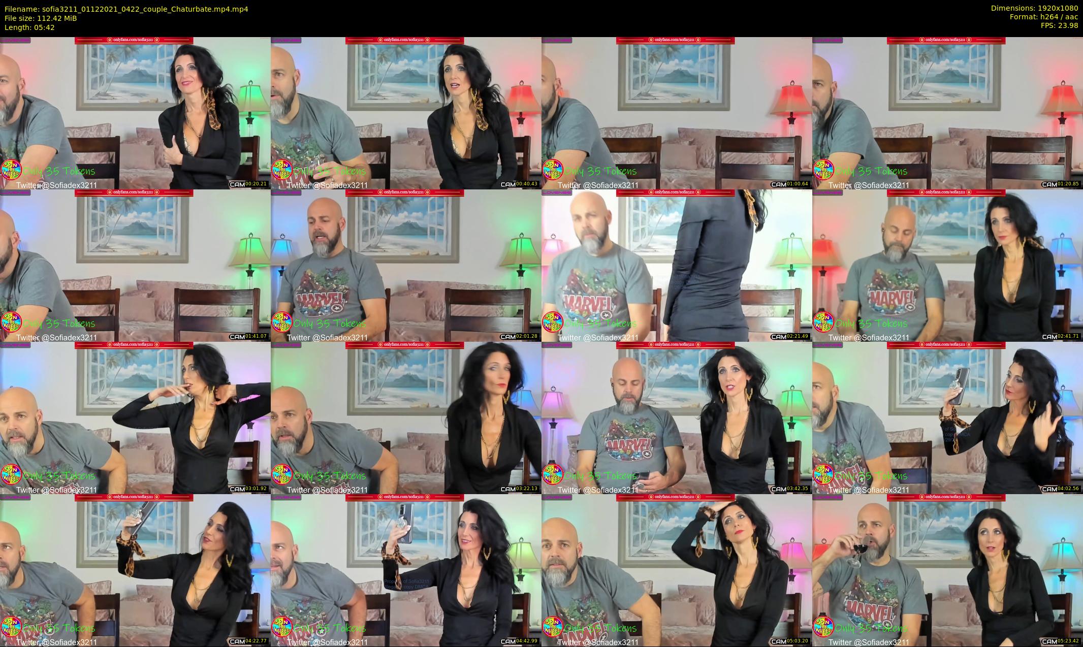 sofia3211 — 6 minute Chaturbate couple cam show recording, 1080p, Dec 1, 2021