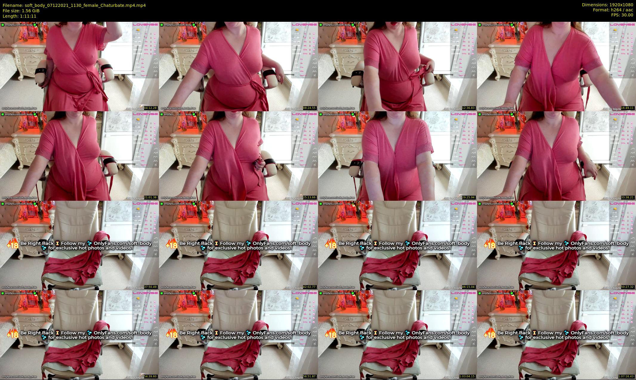 soft_body — 72 minute Chaturbate female cam show recording, 1080p, Dec 7, 2021