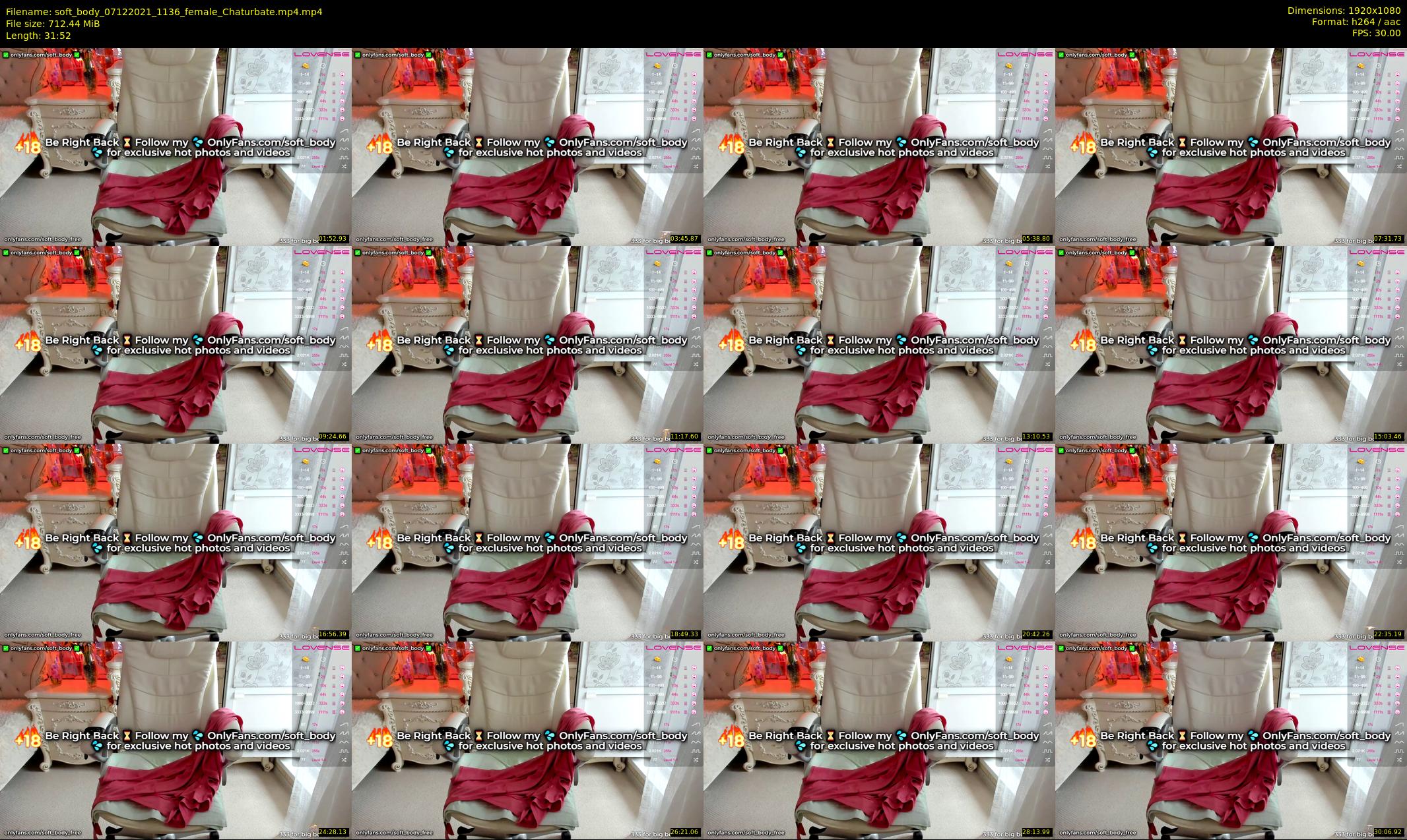 soft_body — 32 minute Chaturbate female cam show recording, 1080p, Dec 7, 2021