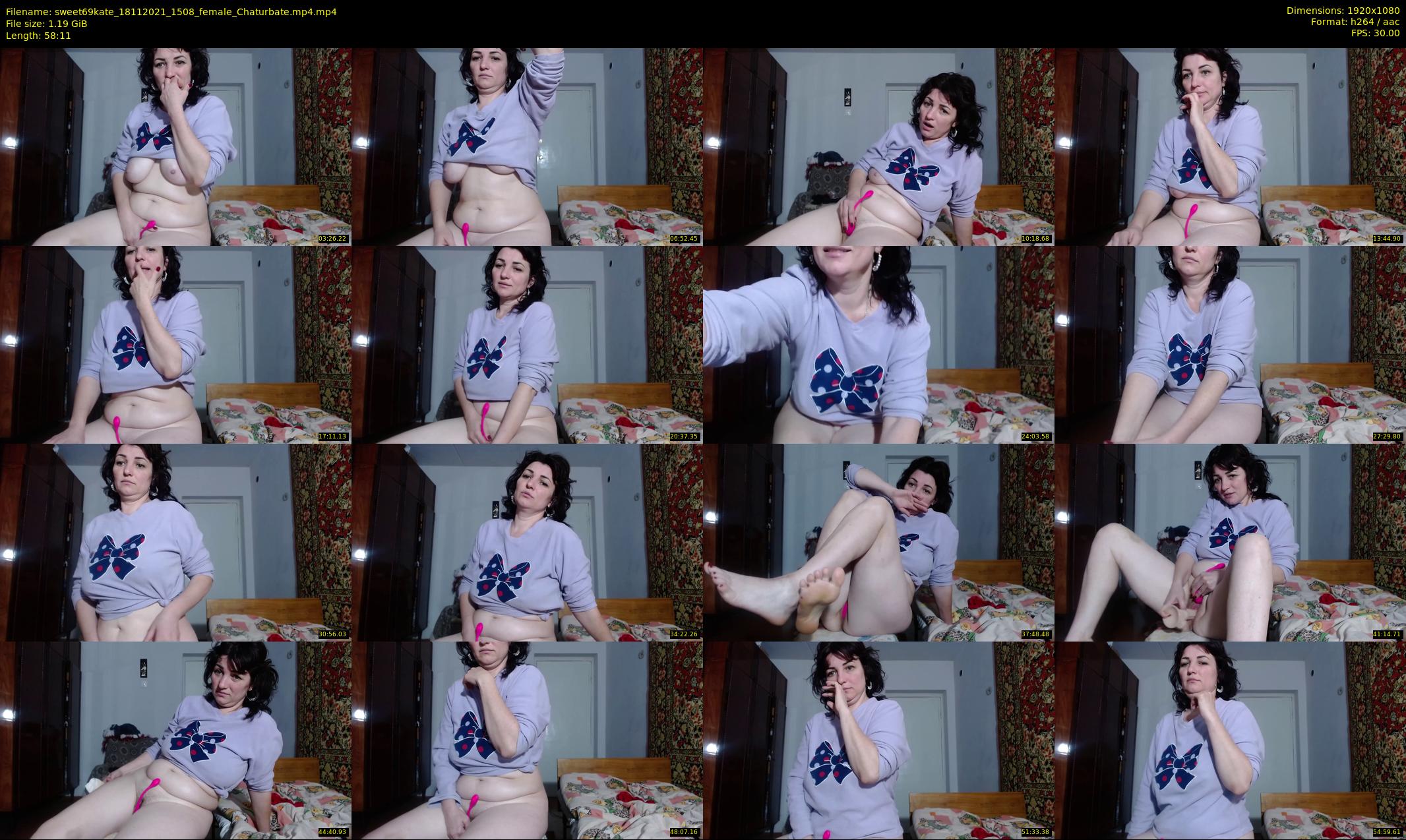 sweet69kate — 59 minute Chaturbate female cam show recording, 1080p, Nov 18, 2021