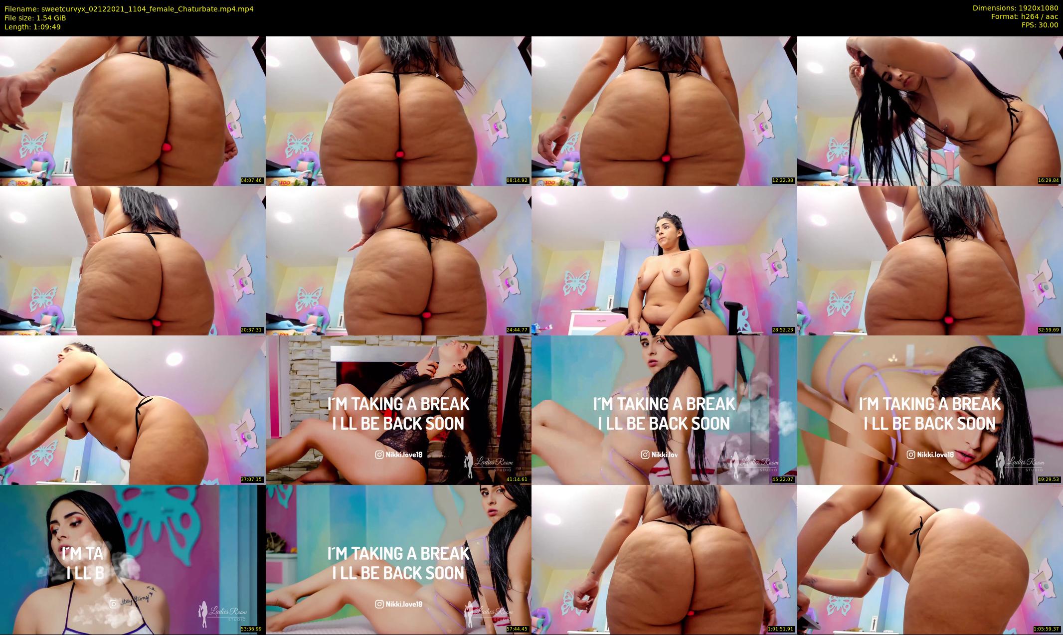 sweetcurvyx — 70 minute Chaturbate couple cam show recording, 1080p, Dec 2, 2021