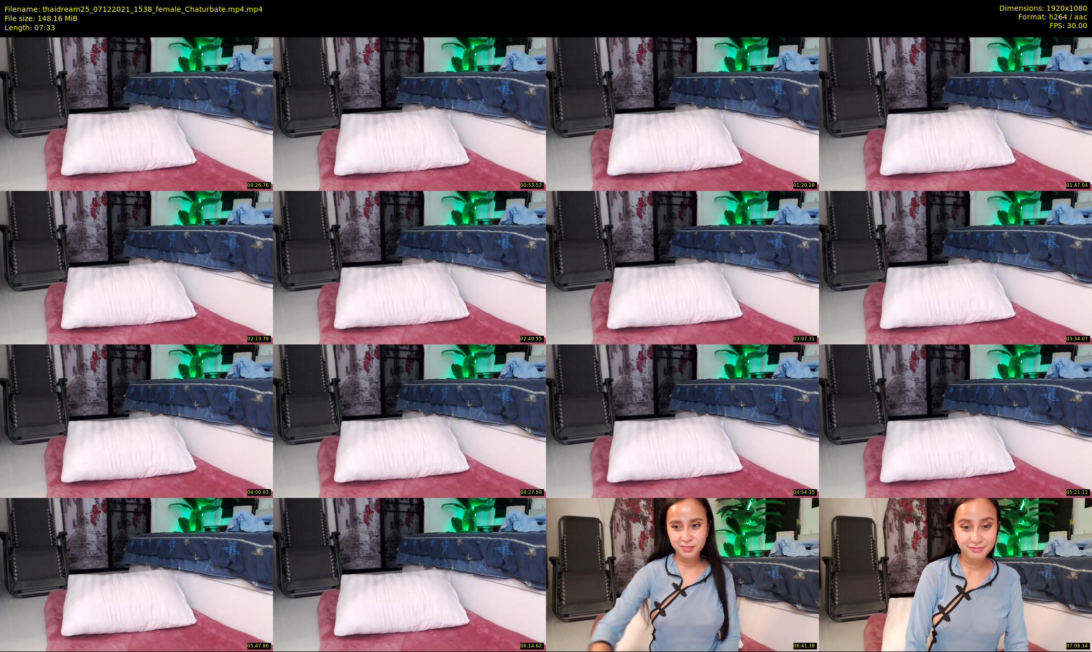 thaidream25 — 8 minute Chaturbate female cam show recording, 1080p, Dec 7, 2021
