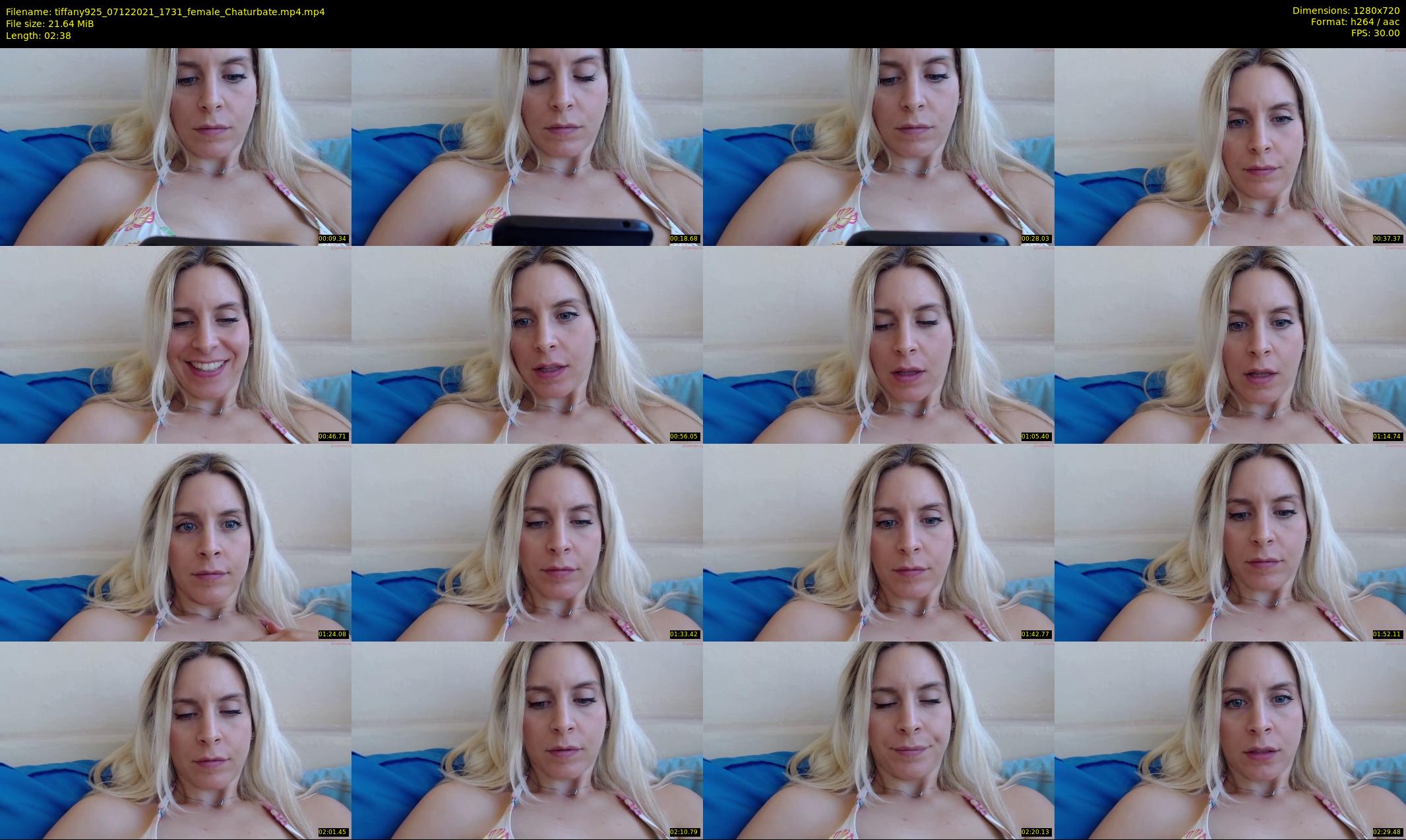 tiffany925 — 3 minute Chaturbate female cam show recording, 720p, Dec 7, 2021