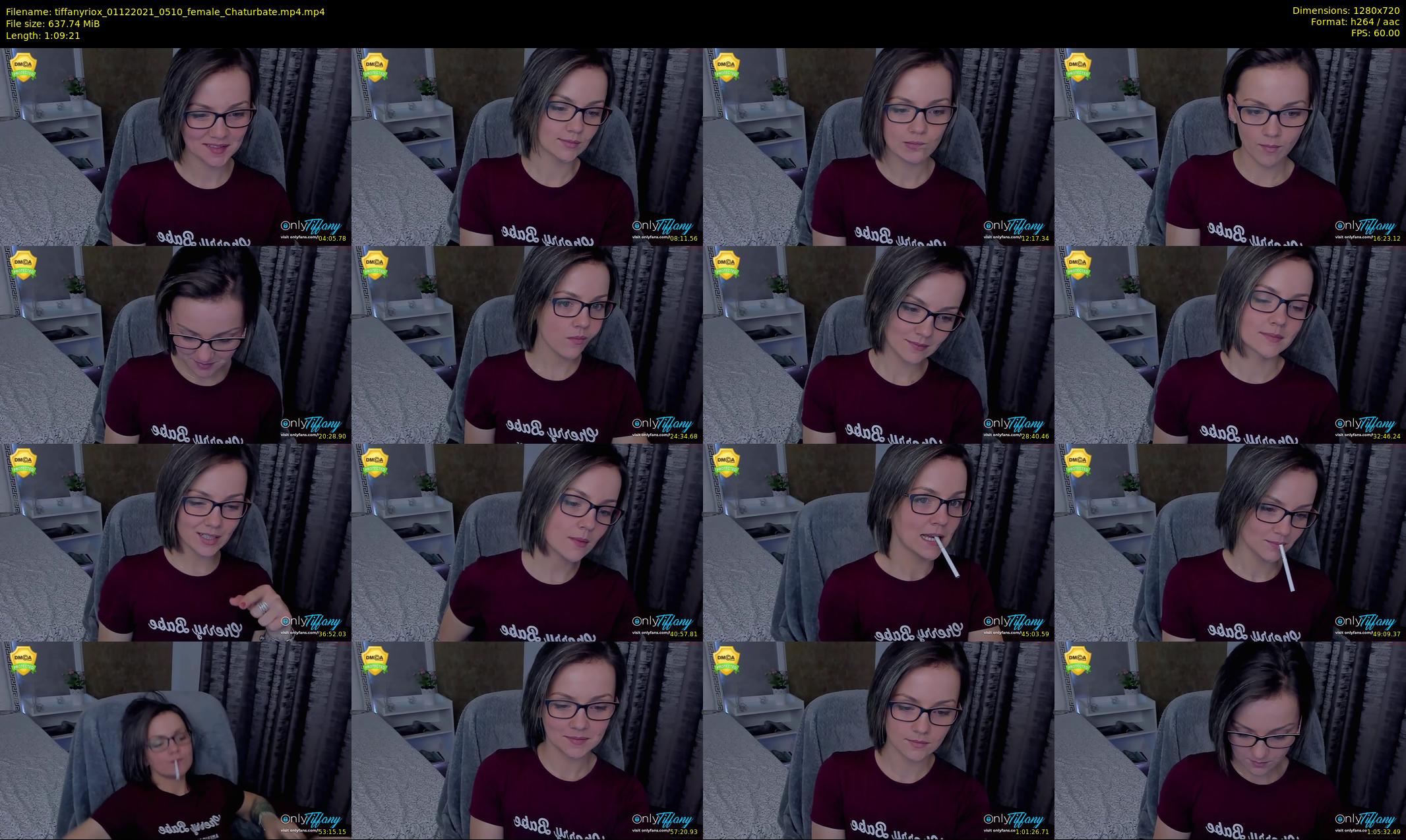 tiffanyriox — 70 minute Chaturbate female cam show recording, 720p, Dec 1, 2021