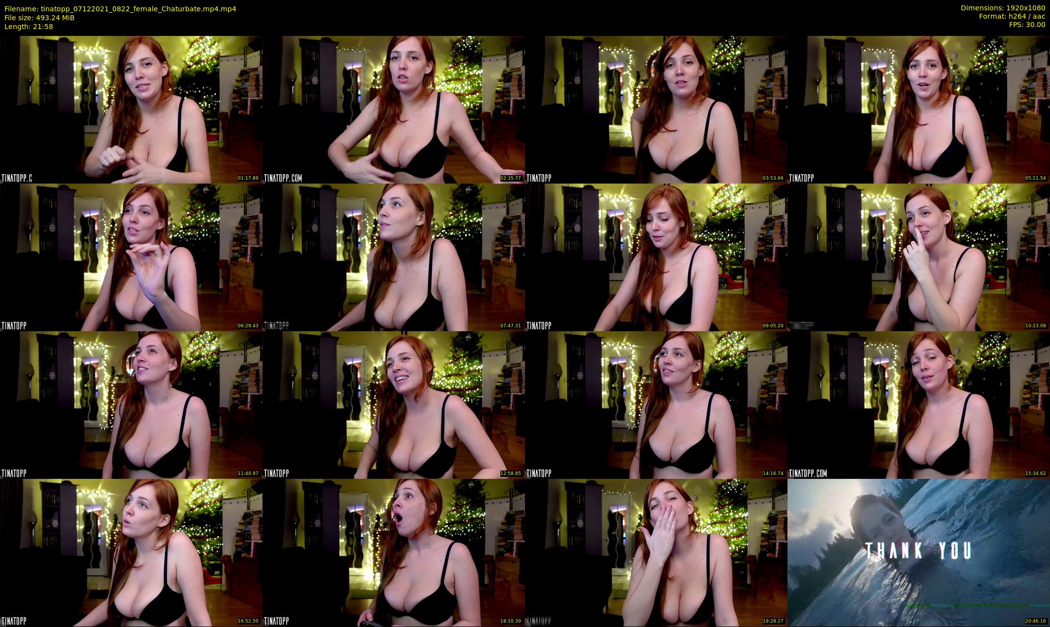 tinatopp — 22 minute Chaturbate female cam show recording, 1080p, Dec 7, 2021