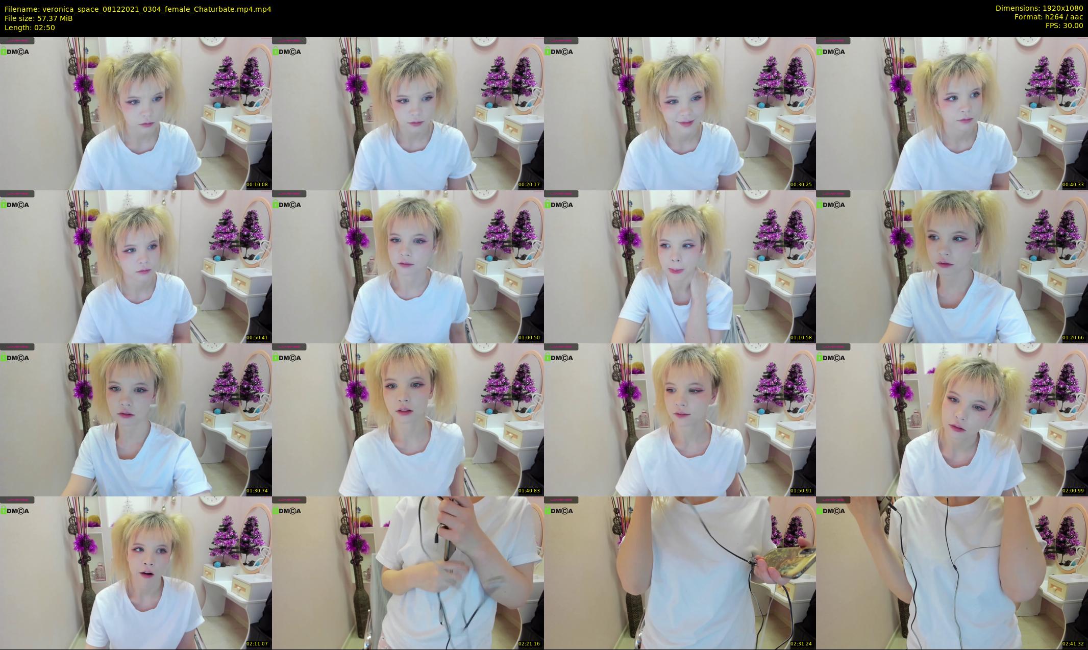 veronica_space — 3 minute Chaturbate female cam show recording, 1080p, Dec 8, 2021
