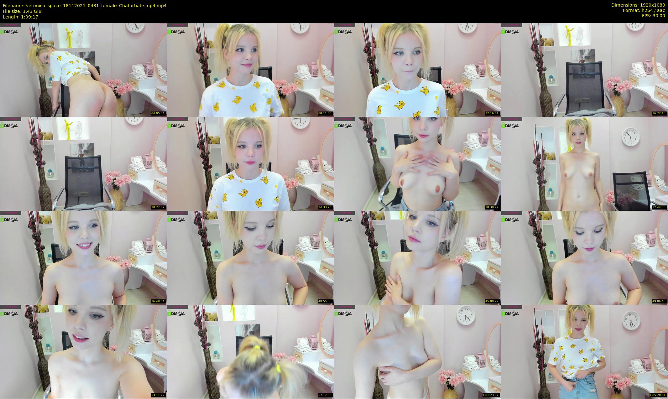 veronica_space — 70 minute Chaturbate female cam show recording, 1080p, Nov 18, 2021