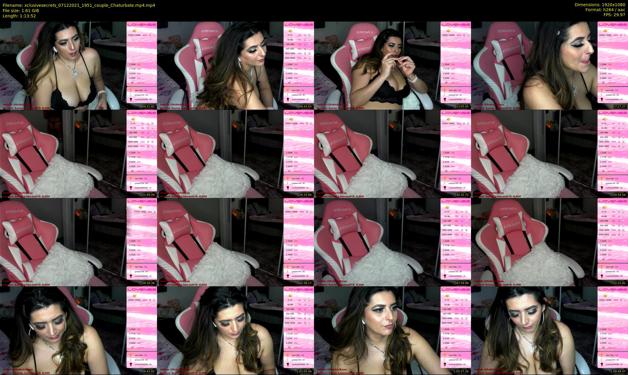 xclusivesecrets — 74 minute Chaturbate female cam show recording, 1080p, Dec 7, 2021