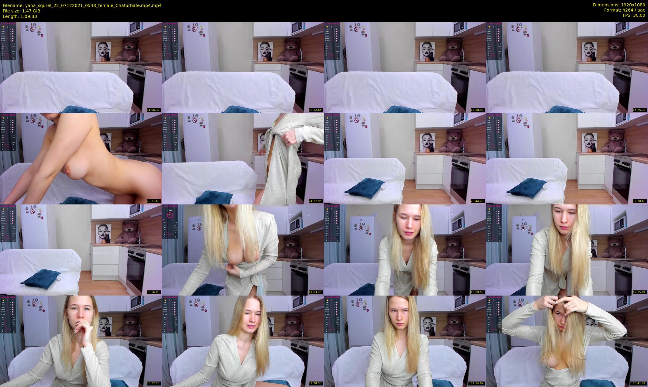yana_squrel_22 — 70 minute Chaturbate female cam show recording, 1080p, Dec 7, 2021