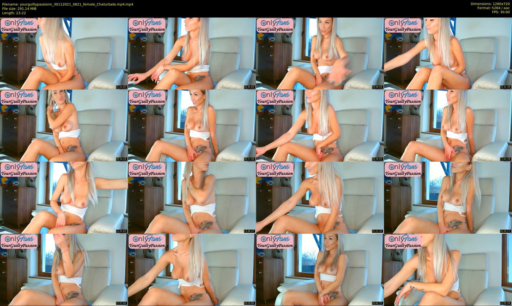 yourguiltypassionn — 24 minute Chaturbate female cam show recording, 720p, Nov 30, 2021