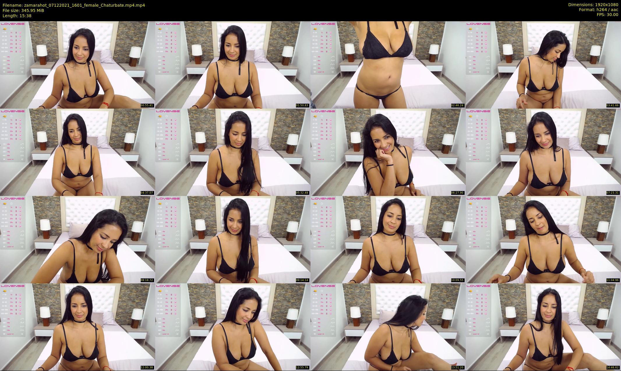 zamarahot — 16 minute Chaturbate female cam show recording, 1080p, Dec 7, 2021