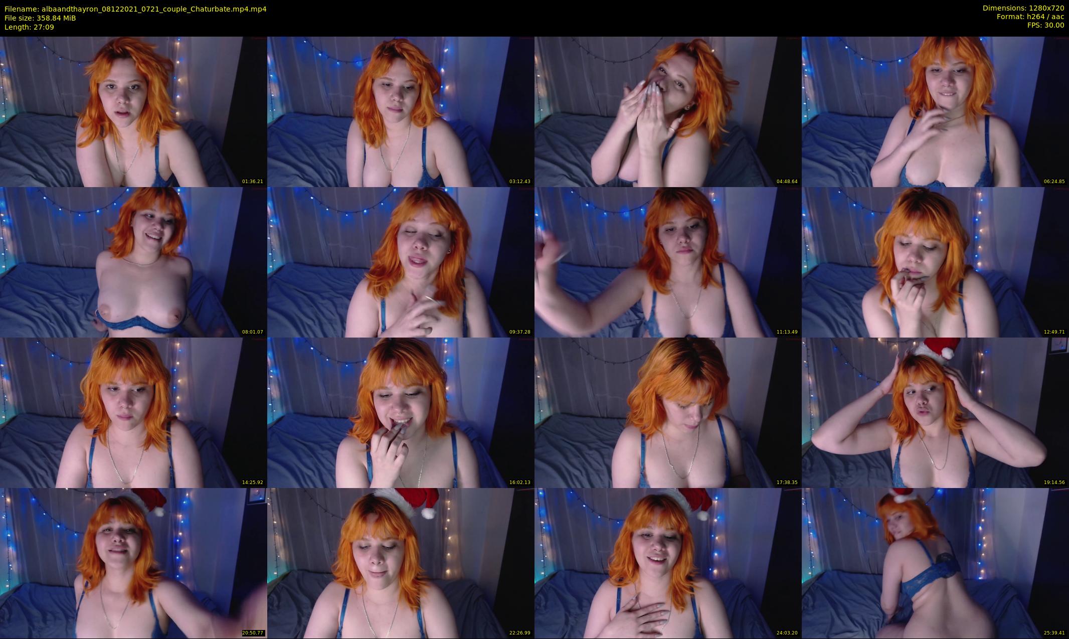 albaandthayron — 28 minute Chaturbate couple cam show recording, 720p, Dec 8, 2021
