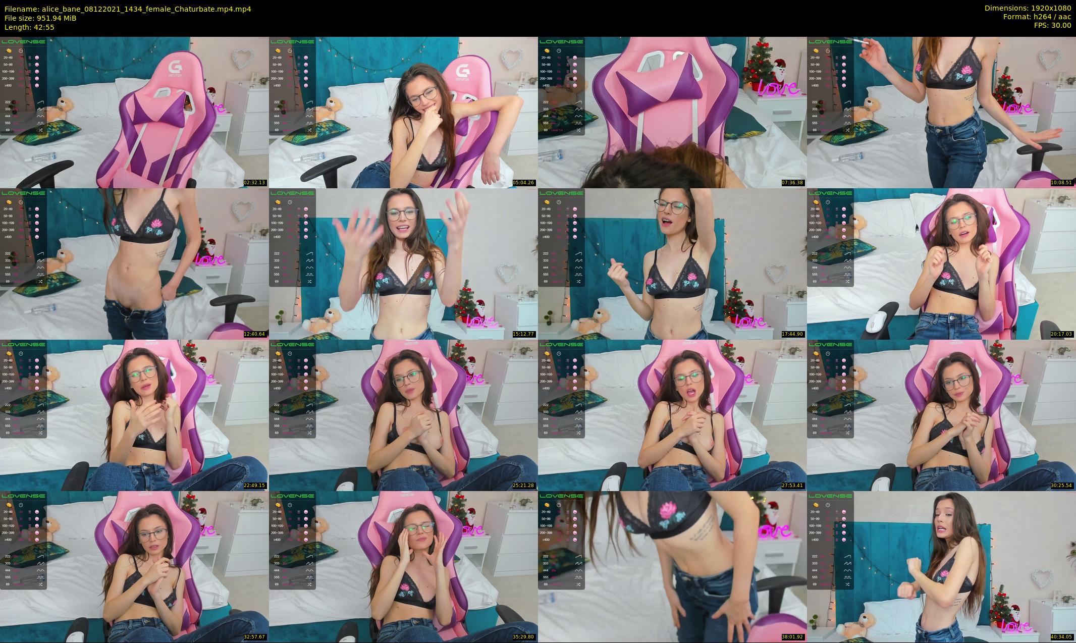 alice_bane — 43 minute Chaturbate female cam show recording, 1080p, Dec 8, 2021