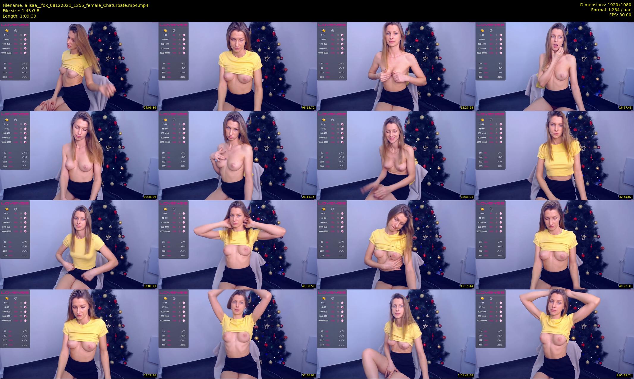 alisaa__fox — 70 minute Chaturbate female cam show recording, 1080p, Dec 8, 2021