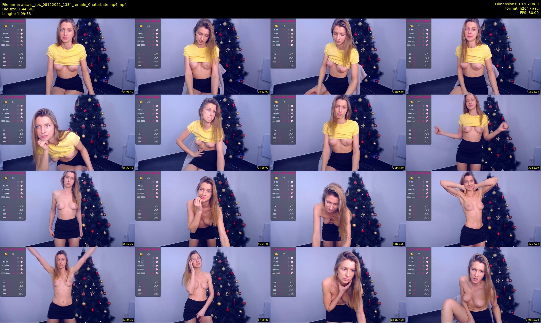 alisaa__fox — 70 minute Chaturbate female cam show recording, 1080p, Dec 8, 2021