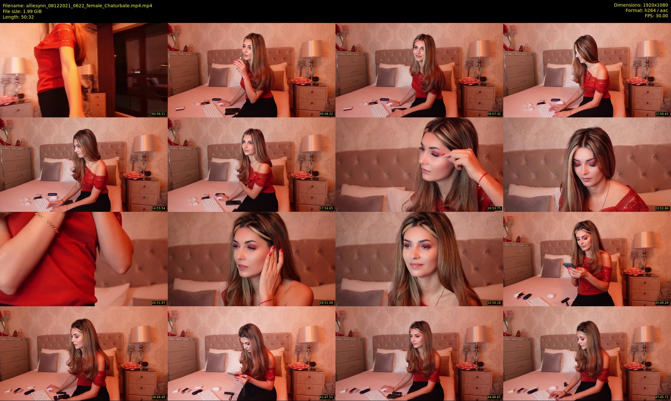alliesynn — 51 minute Chaturbate female cam show recording, 1080p, Dec 8, 2021