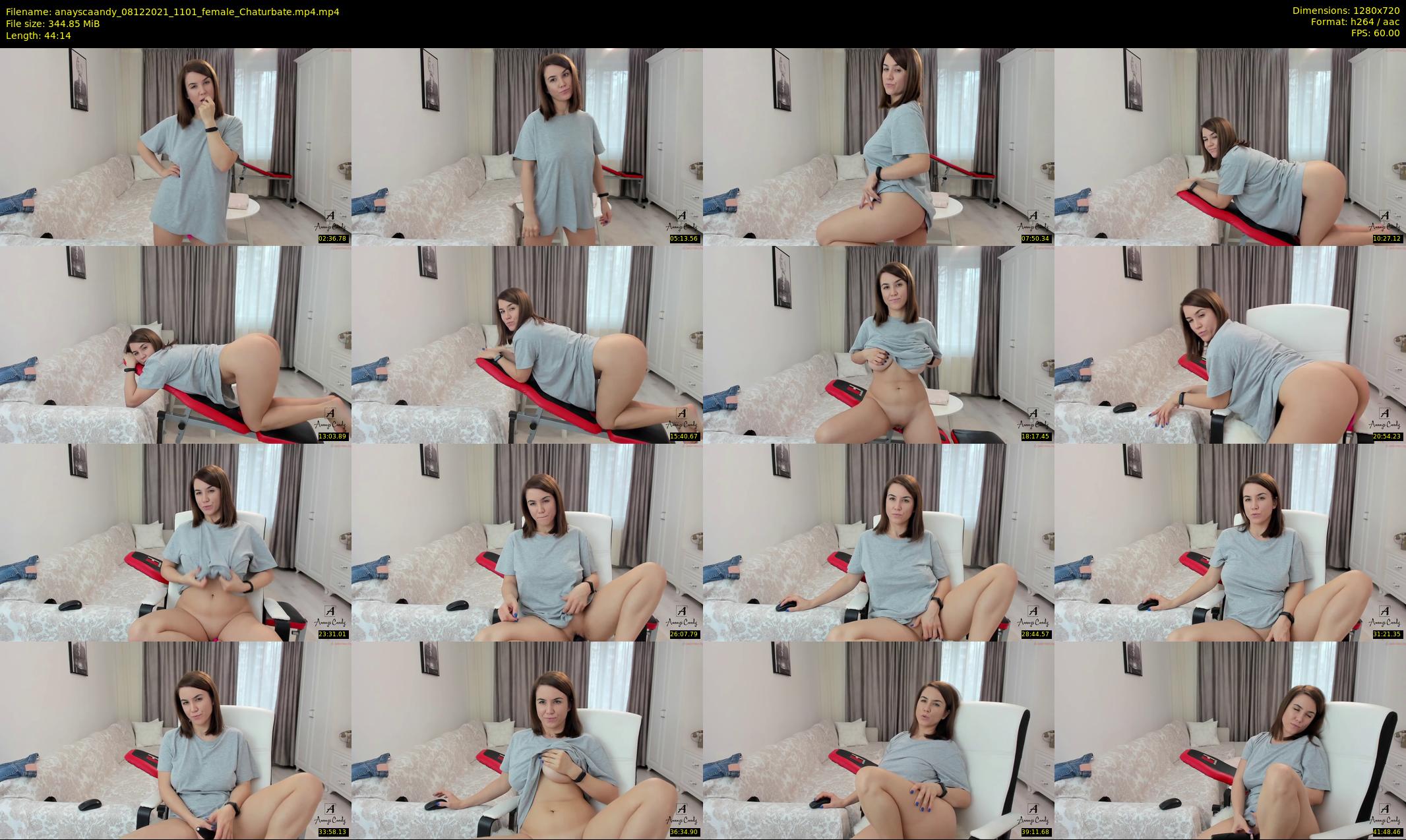 anayscaandy — 45 minute Chaturbate female cam show recording, 720p, Dec 8, 2021