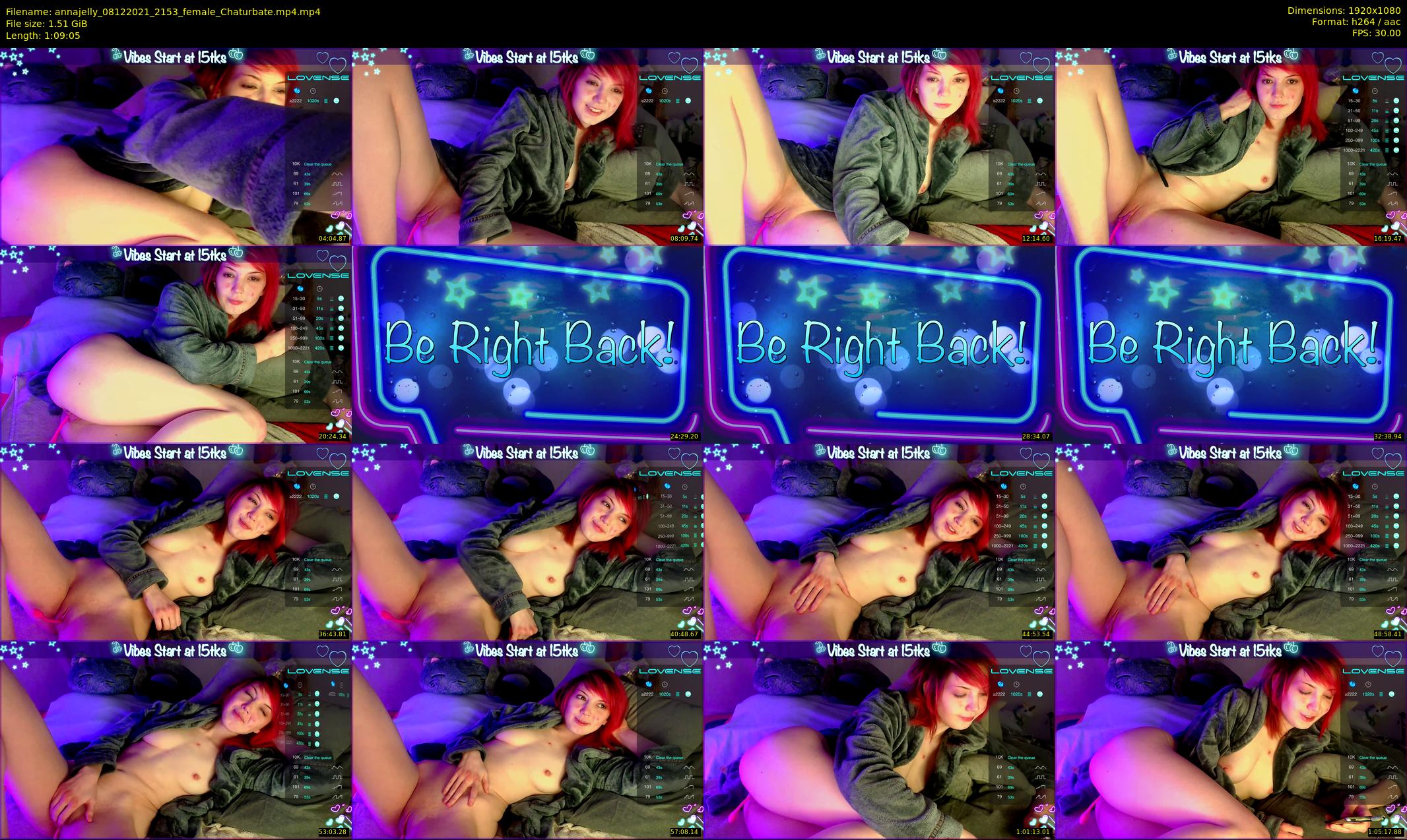 annajelly — 70 minute Chaturbate couple cam show recording, 1080p, Dec 8, 2021