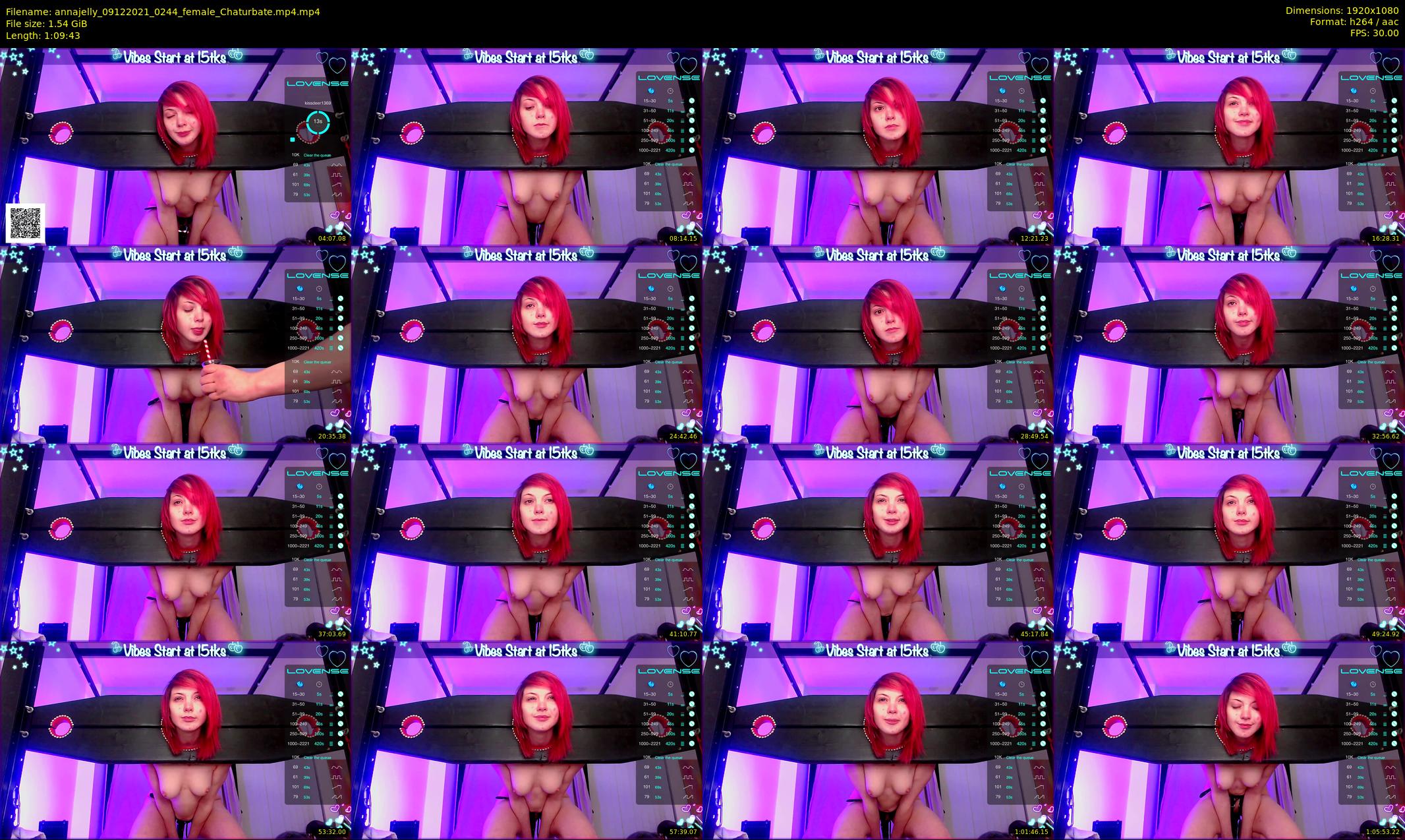 annajelly — 70 minute Chaturbate couple cam show recording, 1080p, Dec 9, 2021
