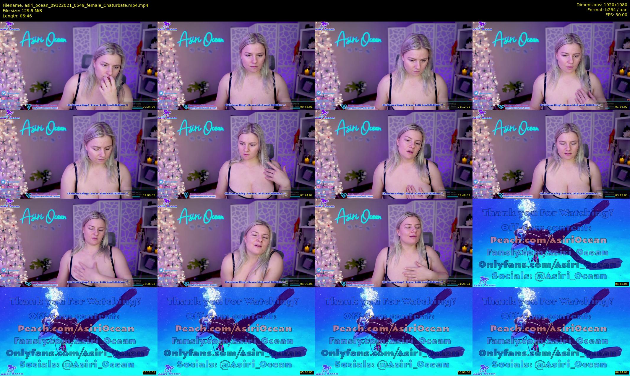 asiri_ocean — 7 minute Chaturbate female cam show recording, 1080p, Dec 9, 2021