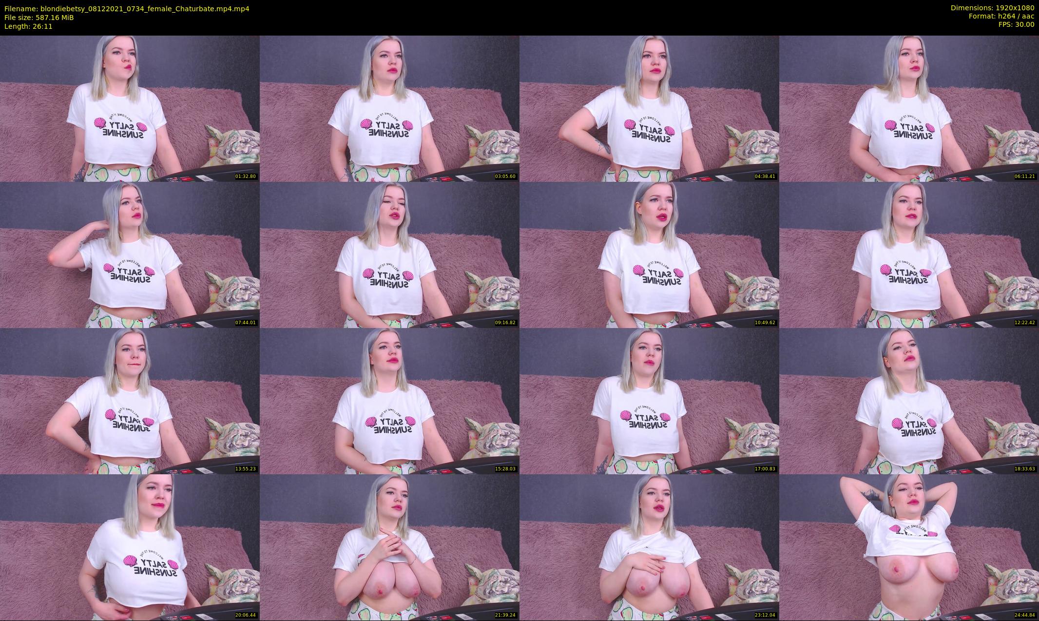 blondiebetsy — 27 minute Chaturbate female cam show recording, 1080p, Dec 8, 2021