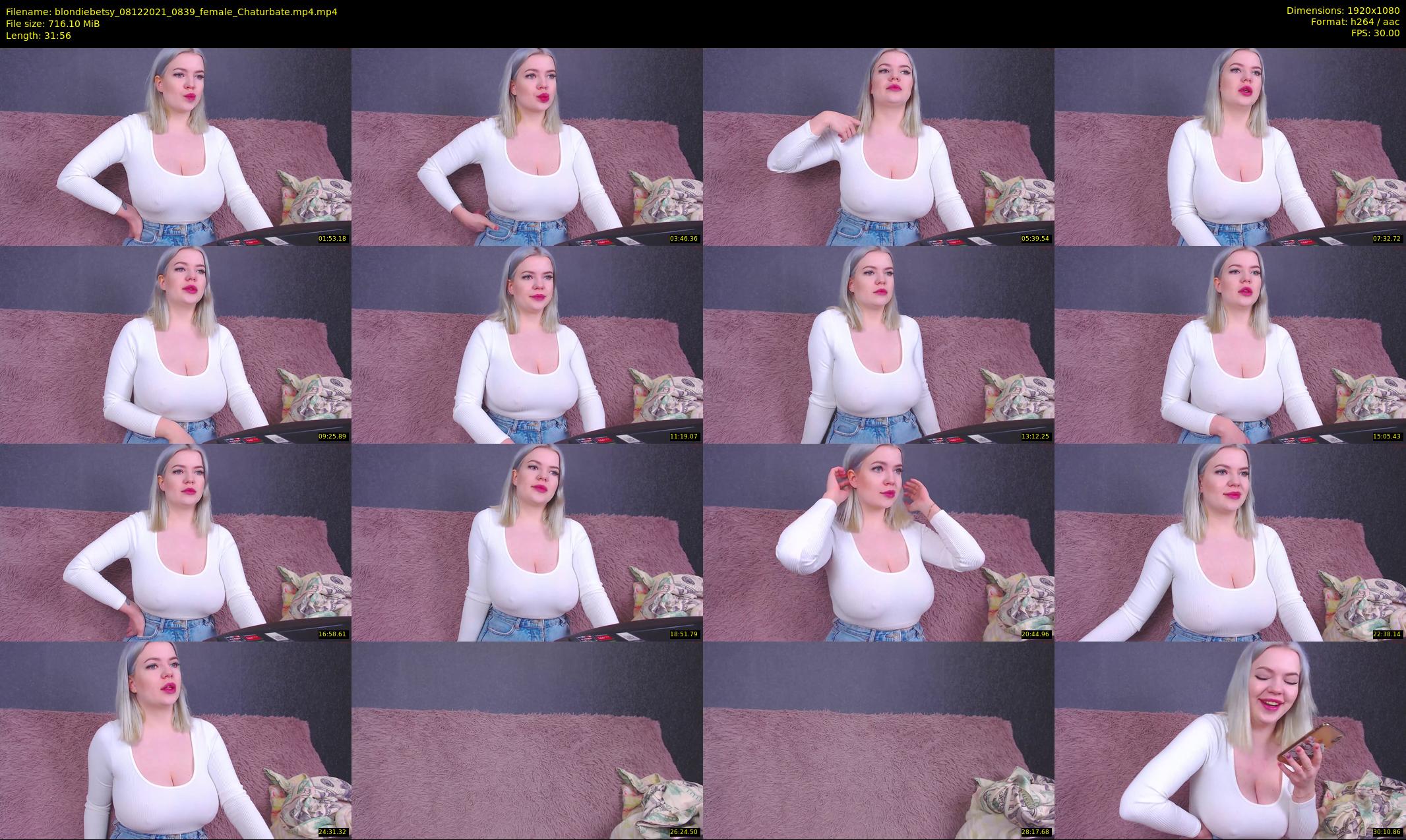 blondiebetsy — 32 minute Chaturbate female cam show recording, 1080p, Dec 8, 2021