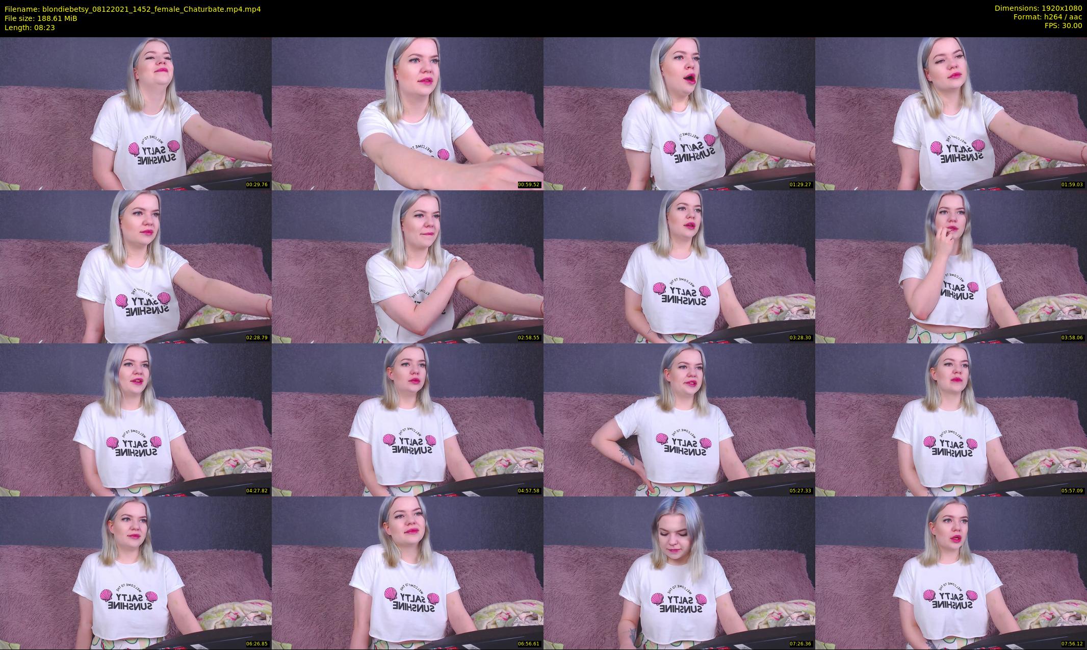 blondiebetsy — 9 minute Chaturbate female cam show recording, 1080p, Dec 8, 2021