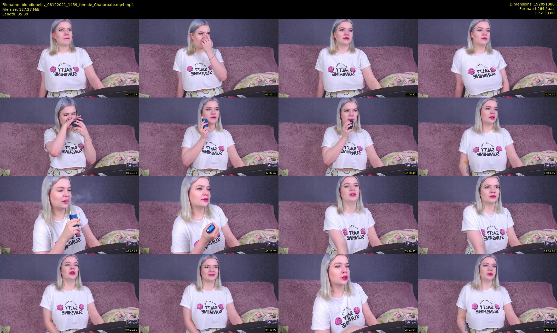 blondiebetsy — 6 minute Chaturbate female cam show recording, 1080p, Dec 8, 2021
