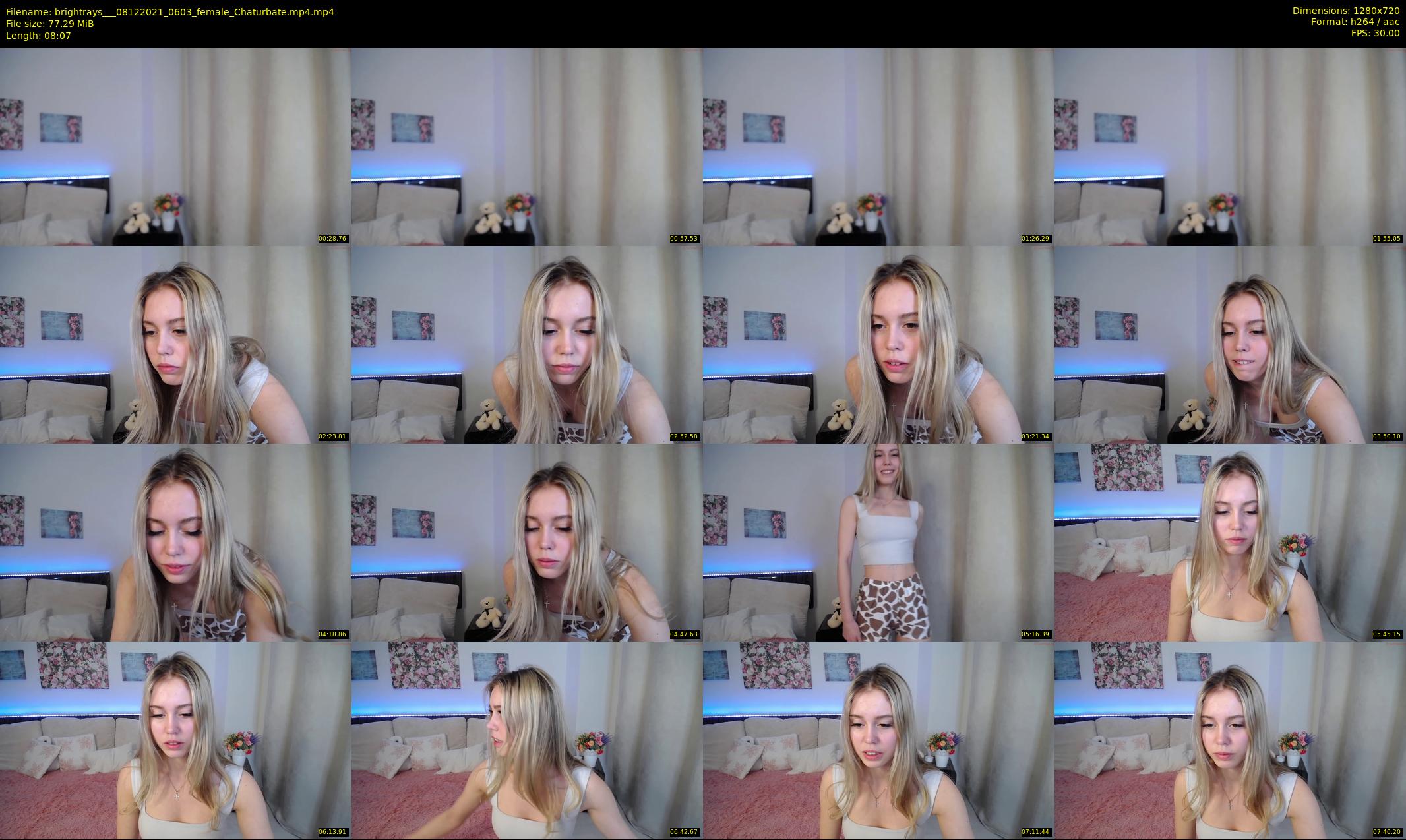 brightrays__ — 9 minute Chaturbate female cam show recording, 720p, Dec 8, 2021