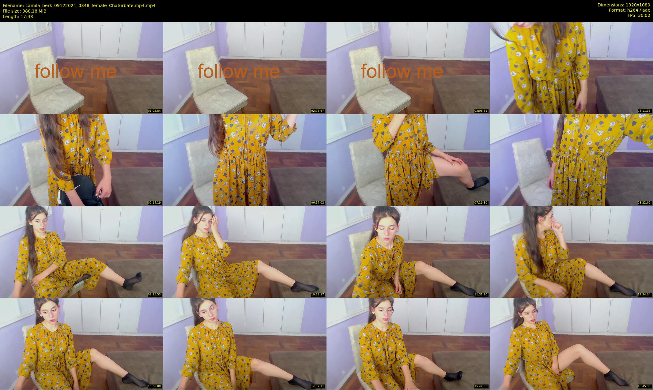 camila_berk — 18 minute Chaturbate female cam show recording, 1080p, Dec 9, 2021