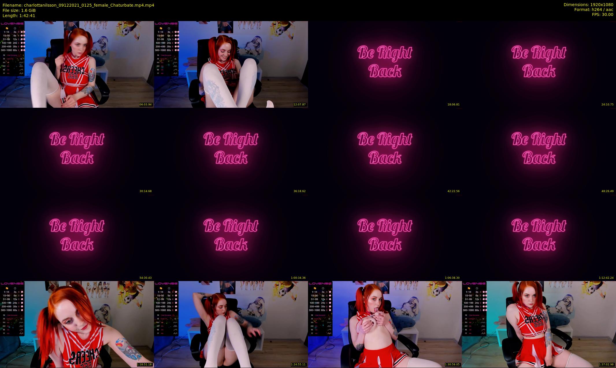 charlottanilsson — 103 minute Chaturbate female cam show recording, 1080p, Dec 9, 2021