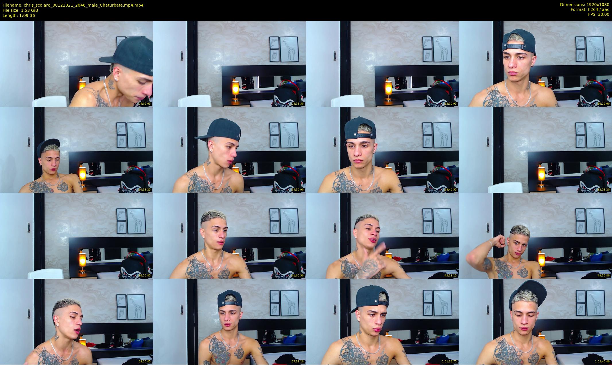 chris_scolaro — 70 minute Chaturbate male cam show recording, 1080p, Dec 8, 2021