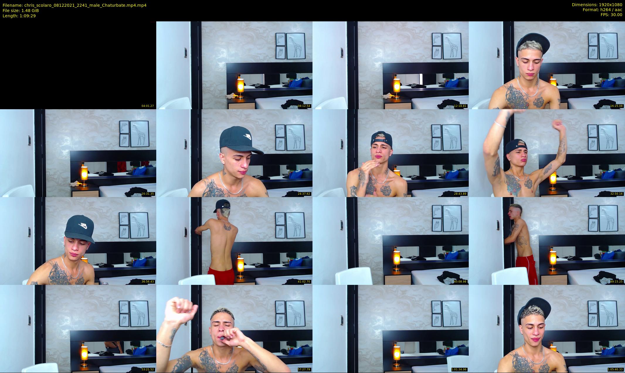 chris_scolaro — 70 minute Chaturbate male cam show recording, 1080p, Dec 8, 2021