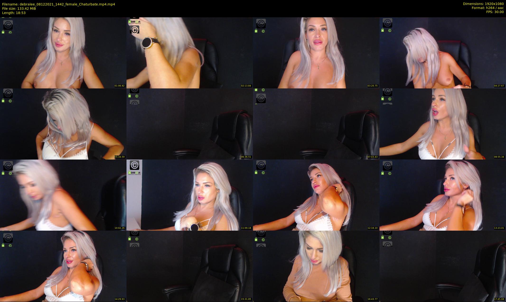 debralee — 19 minute Chaturbate female cam show recording, 1080p, Dec 8, 2021