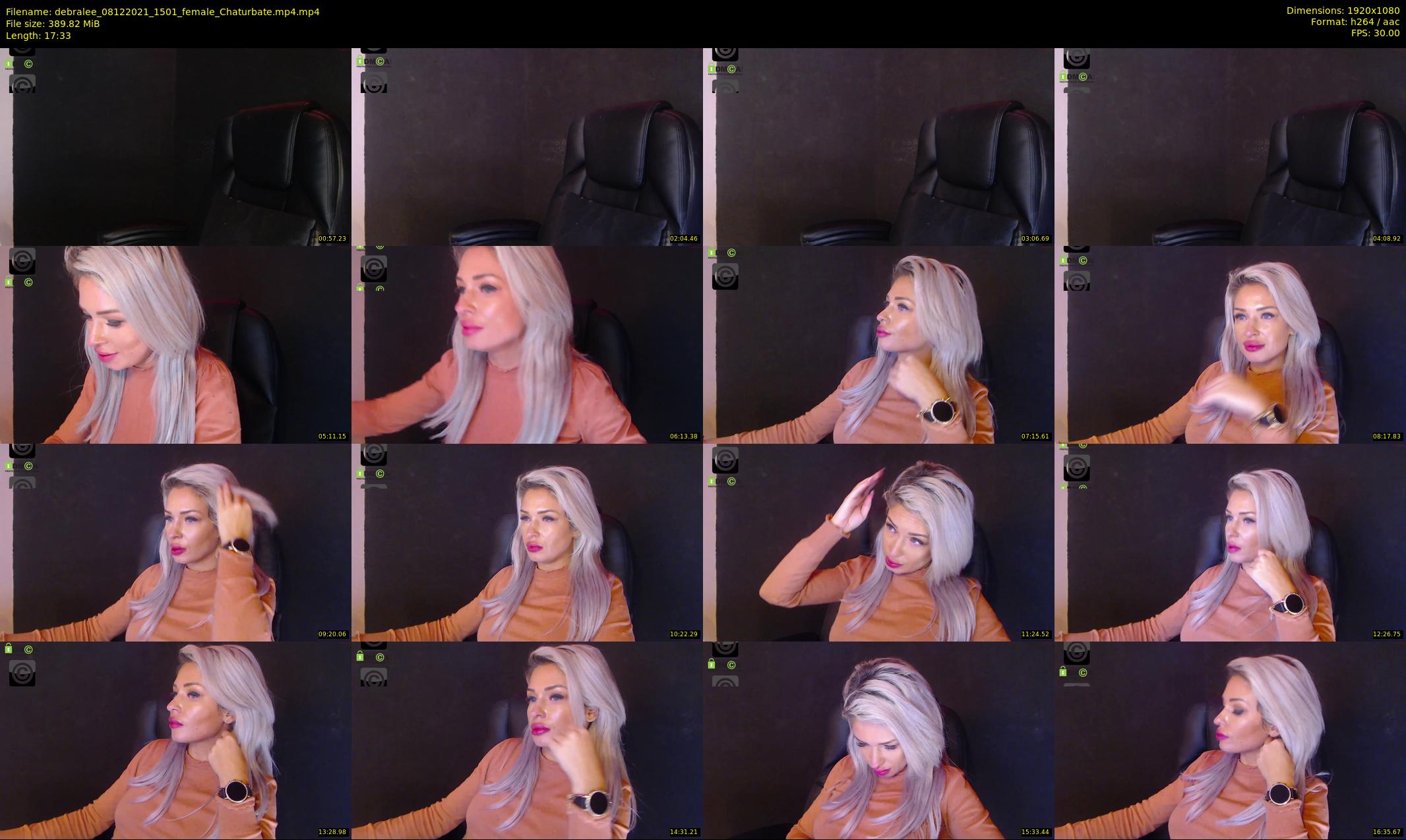 debralee — 18 minute Chaturbate female cam show recording, 1080p, Dec 8, 2021