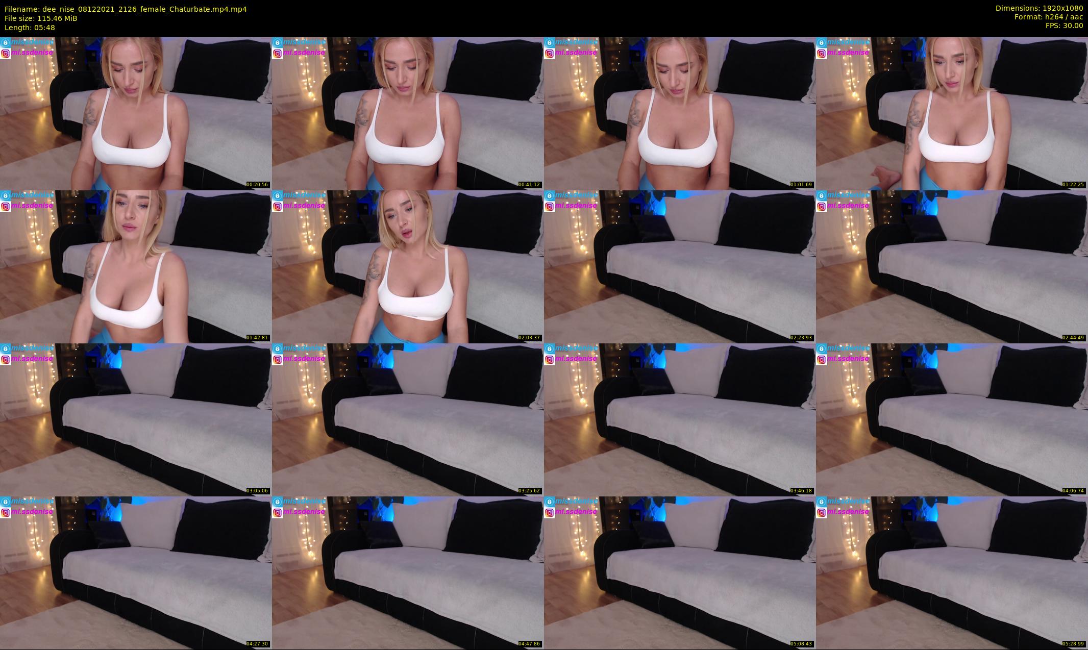 dee_nise — 6 minute Chaturbate female cam show recording, 1080p, Dec 8, 2021