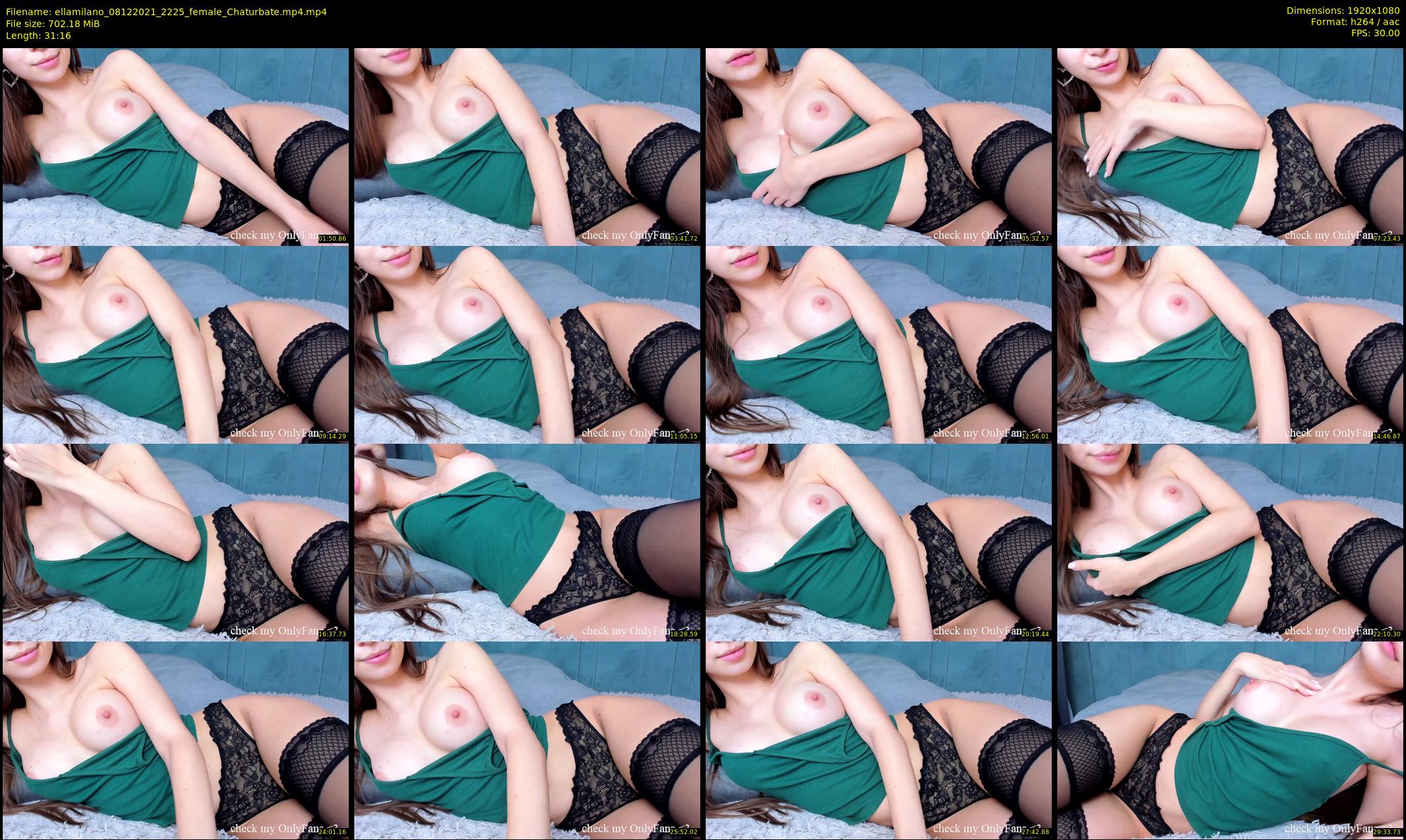 ellamilano — 32 minute Chaturbate female cam show recording, 1080p, Dec 8, 2021