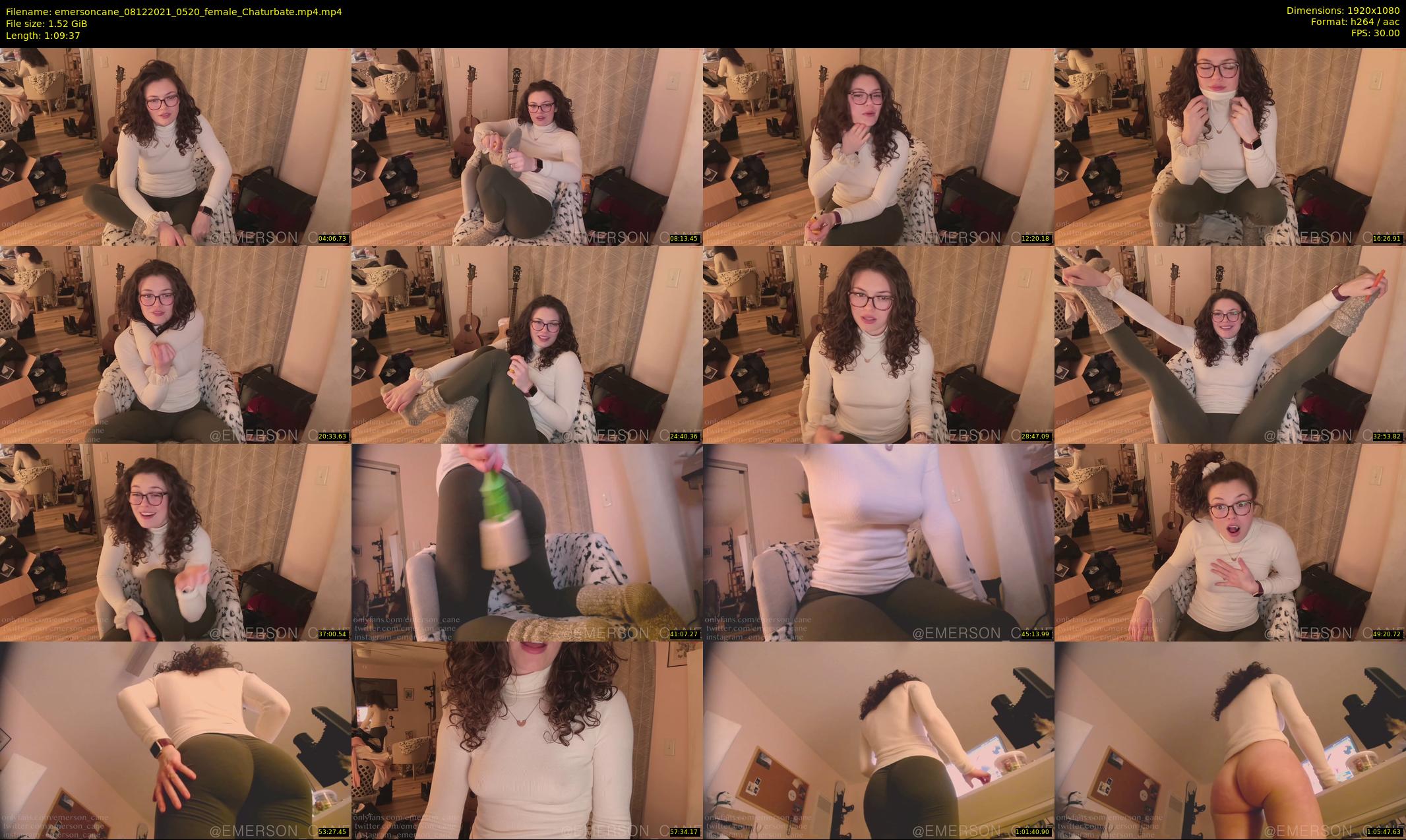 emersoncane — 70 minute Chaturbate female cam show recording, 1080p, Dec 8, 2021