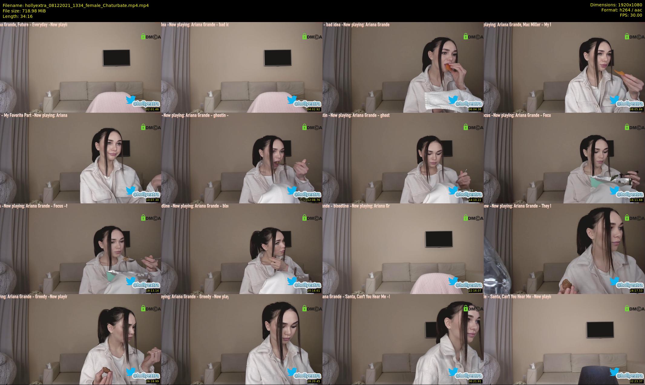 hollyextra — 35 minute Chaturbate female cam show recording, 1080p, Dec 8, 2021