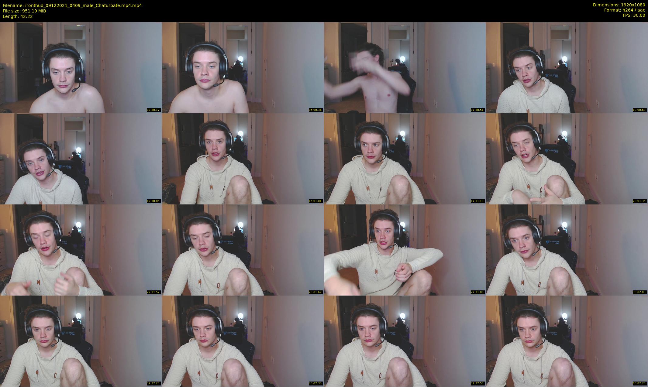 ironthud — 43 minute Chaturbate male cam show recording, 1080p, Dec 9, 2021