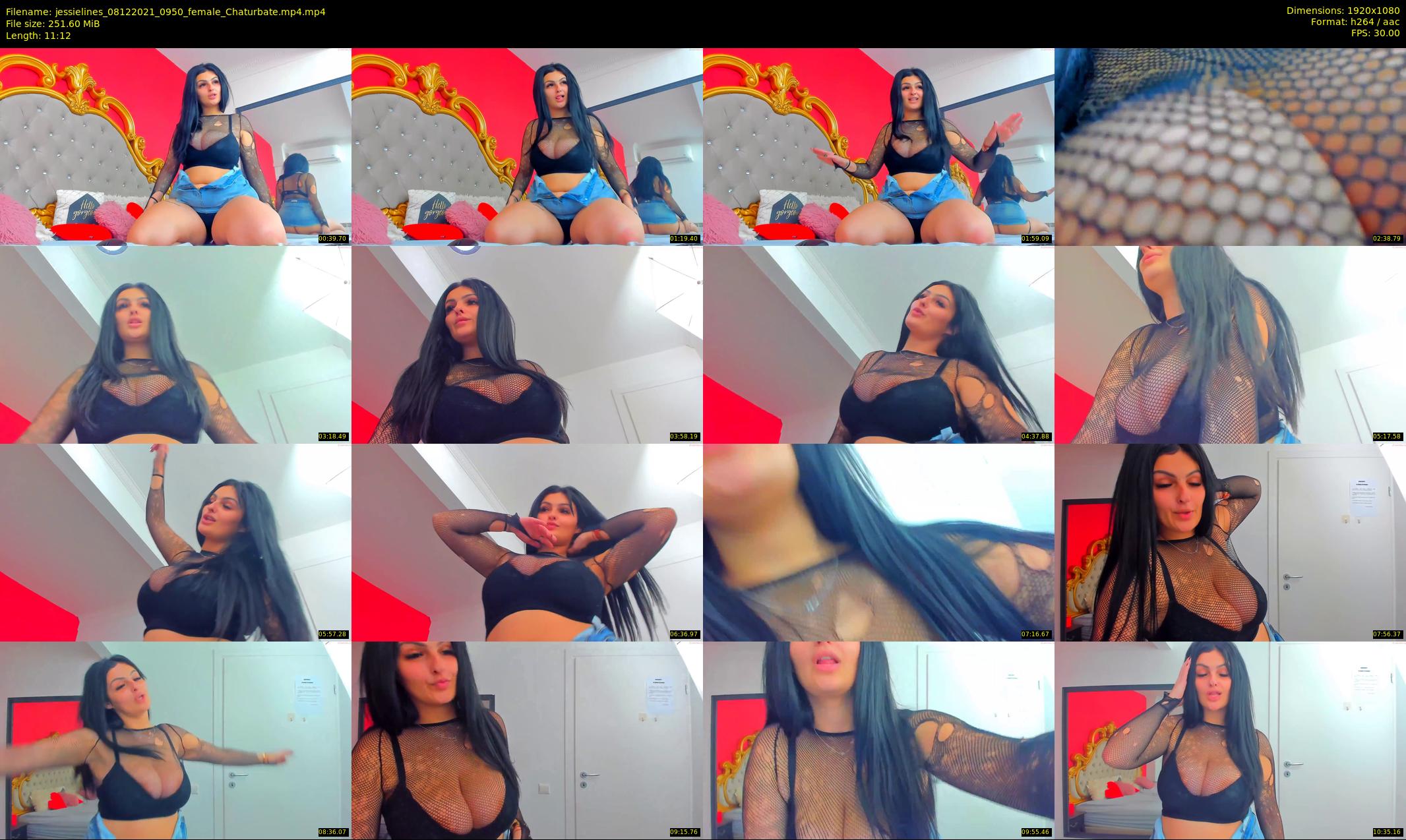 jessielines — 12 minute Chaturbate female cam show recording, 1080p, Dec 8, 2021