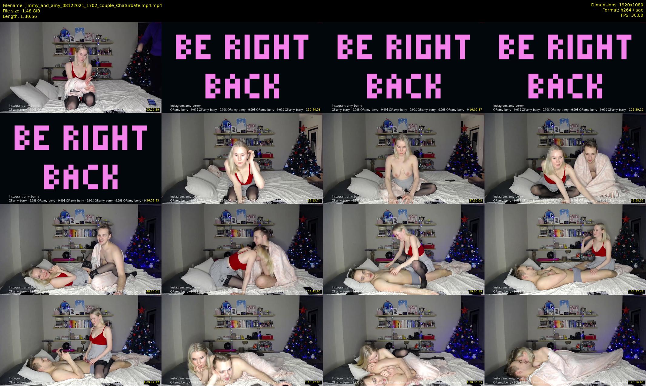 jimmy_and_amy — 91 minute Chaturbate couple cam show recording, 1080p, Dec 8, 2021