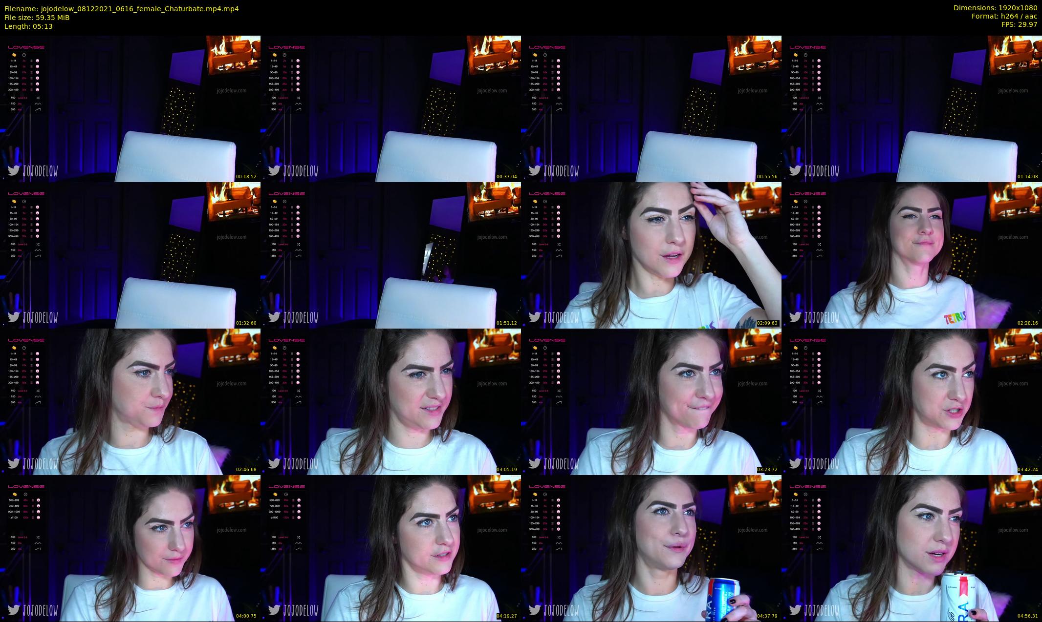 jojodelow — 6 minute Chaturbate female cam show recording, 1080p, Dec 8, 2021