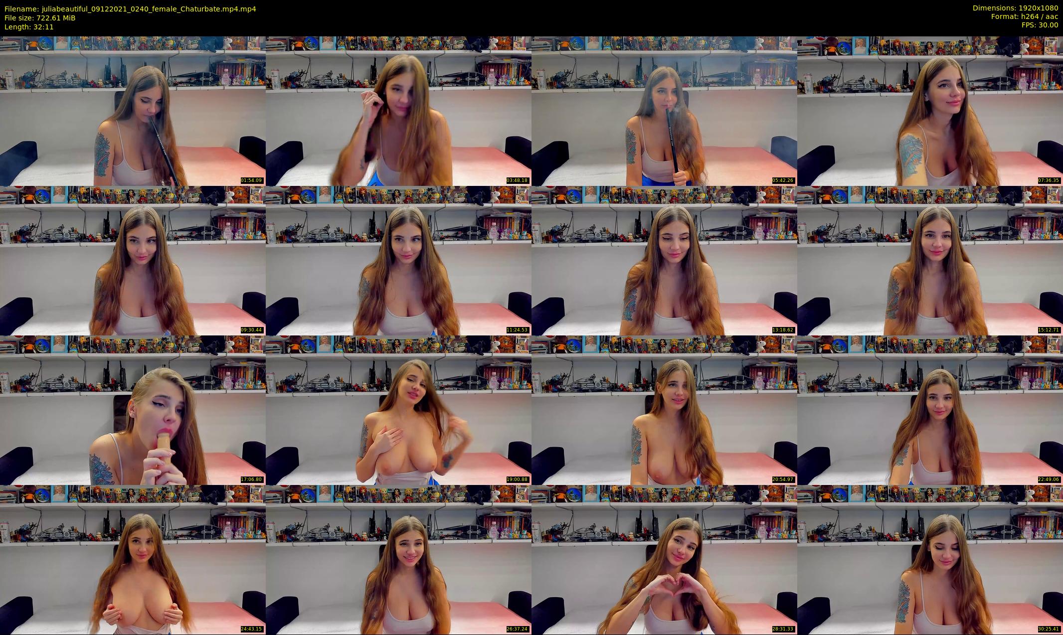 juliabeautiful — 33 minute Chaturbate female cam show recording, 1080p, Dec 9, 2021
