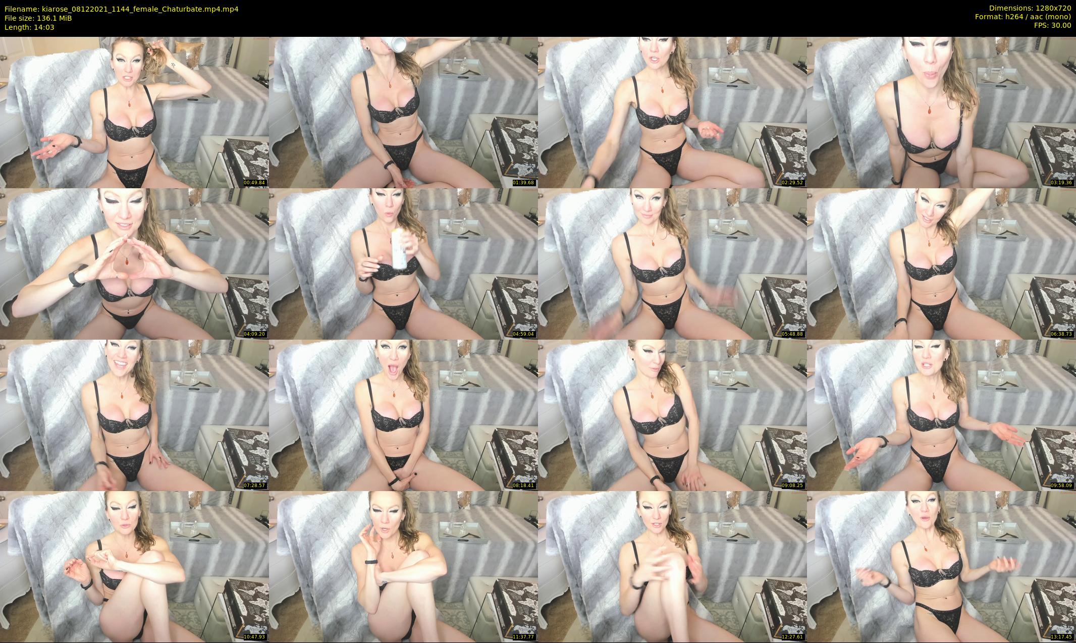 kiarose — 15 minute Chaturbate female cam show recording, 720p, Dec 8, 2021